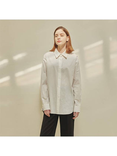 LA Color Basic Long Sleeve Shirt Ivory - ARIFF - BALAAN 2