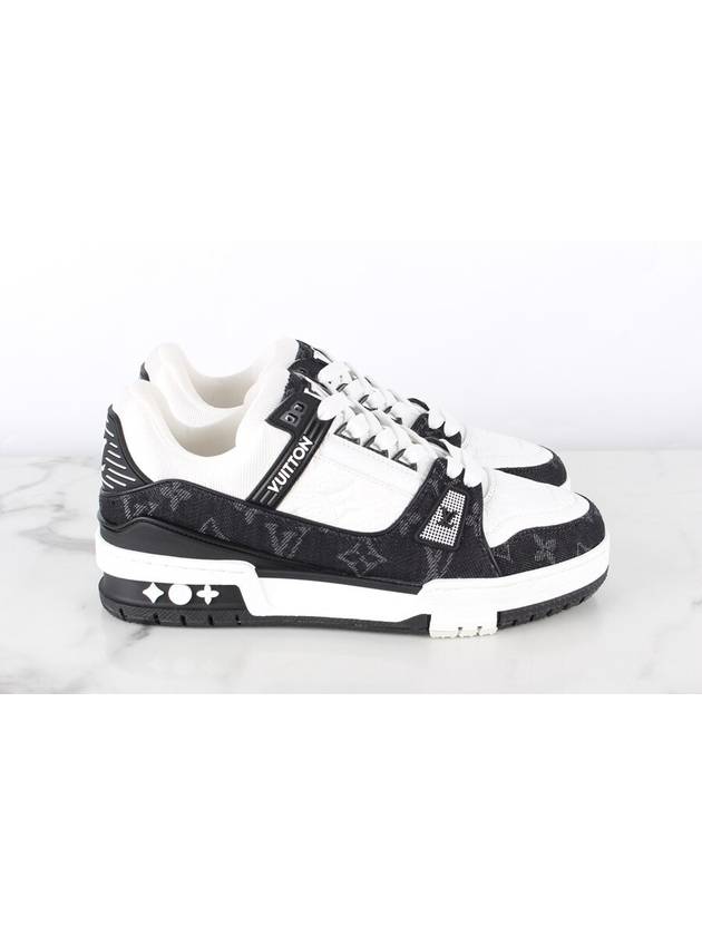 LV trainer sneakers black 38 250 - LOUIS VUITTON - BALAAN 5