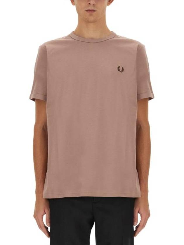 Short Sleeve T-Shirt FP M3519 S52 PINK - FRED PERRY - BALAAN 1