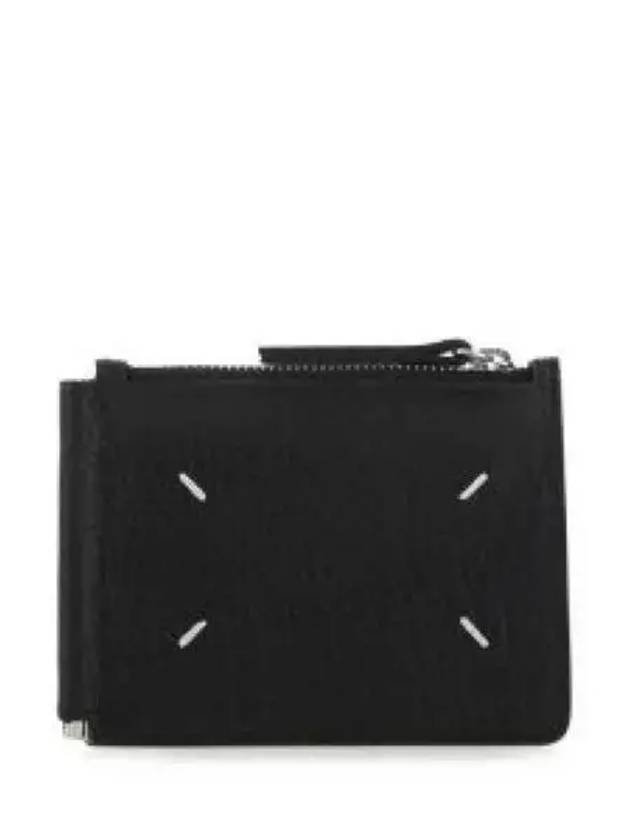 4 Stitch Slim Card Wallet Black - MAISON MARGIELA - BALAAN 2