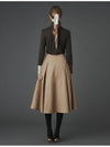 Marigold trench skirt dark beige - DE PERI MERA - BALAAN 3