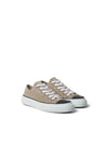 Suede Low Top Sneakers Beige - BRUNELLO CUCINELLI - BALAAN 3