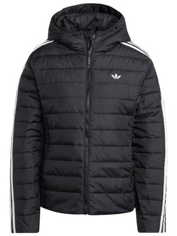 Premium Slim Hooded Padding Black - ADIDAS - BALAAN 1