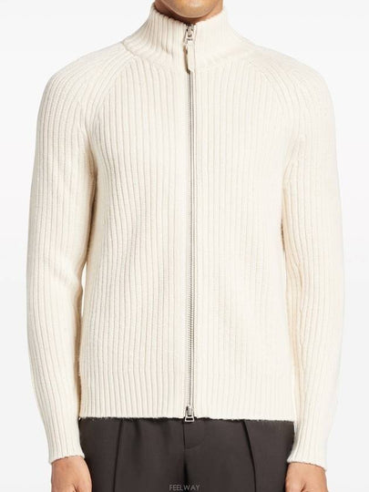 KZL011 YMW046F24 AW003 Rib Knit Wool Cashmere Cardigan - TOM FORD - BALAAN 2