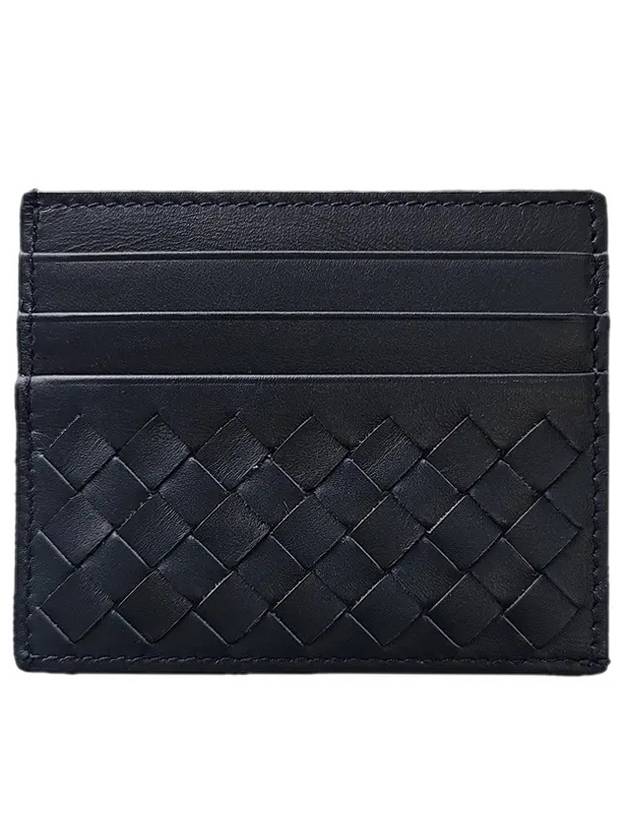 Intrecciato Card Wallet Black - BOTTEGA VENETA - BALAAN 1