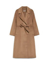 MANUELE Belted Wool Coat Camel 2429016123 003 - MAX MARA - BALAAN 2