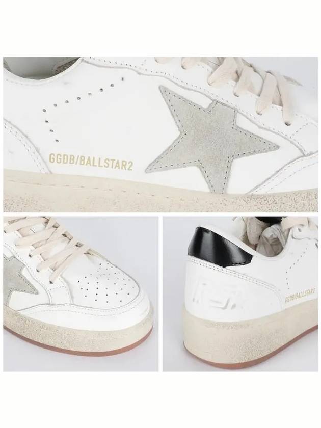 Ball Star 2 Suede Star Heel Tab Low Top Sneakers White - GOLDEN GOOSE - BALAAN 6