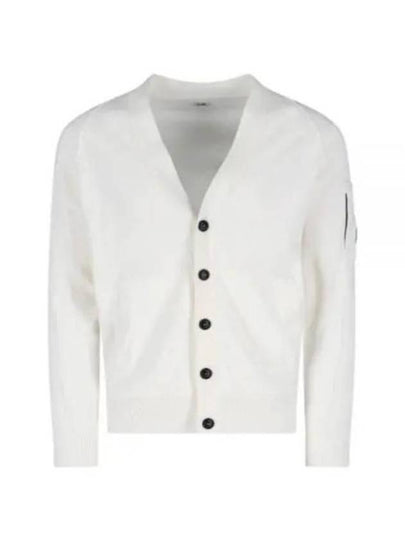 Lens Cotton Cardigan White - CP COMPANY - BALAAN 2