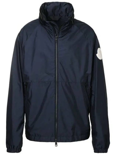 OCTANO Big Logo Patch Hooded Jacket Navy 1A001 43 53A5E P70 - MONCLER - BALAAN 2