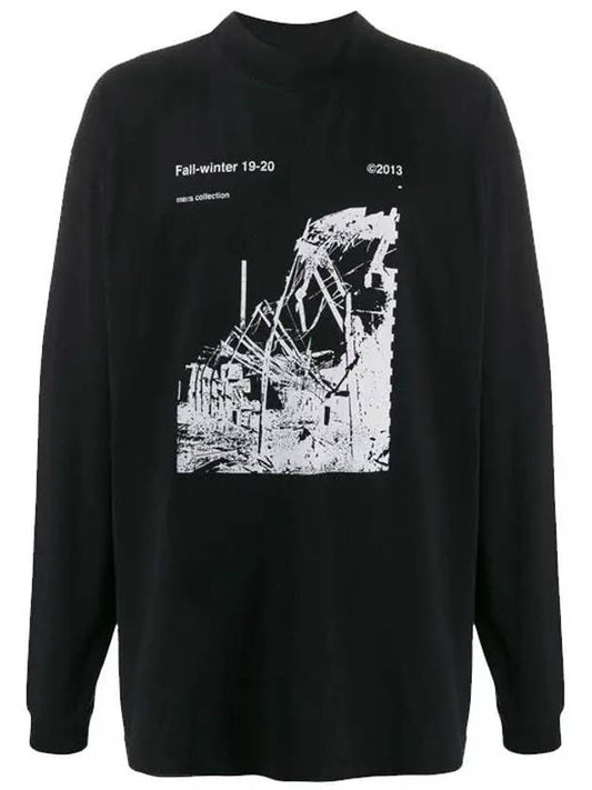 high neck long sleeve long sleeve t-shirt black - OFF WHITE - BALAAN 2