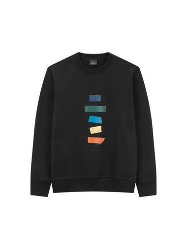 Sseudday Max PS Tape Rabbit Cotton Sweatshirt Black - PAUL SMITH - BALAAN 1