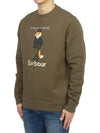 Logo Print Sweatshirt Green - BARBOUR - BALAAN 3