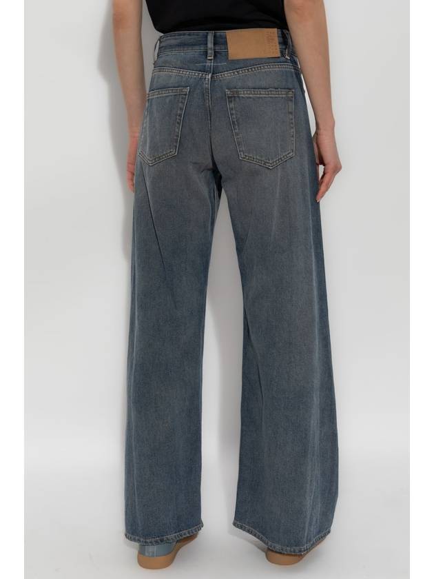 MM6 Maison Margiela Jeans With Vintage Effect, Women's, Blue - MAISON MARGIELA - BALAAN 4