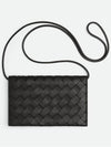 Intrecciato Strap Long Wallet Black - BOTTEGA VENETA - BALAAN 2