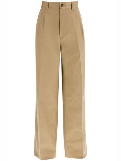 Skater Chino Wide Pants Pink Beige - MAISON MARGIELA - BALAAN 2