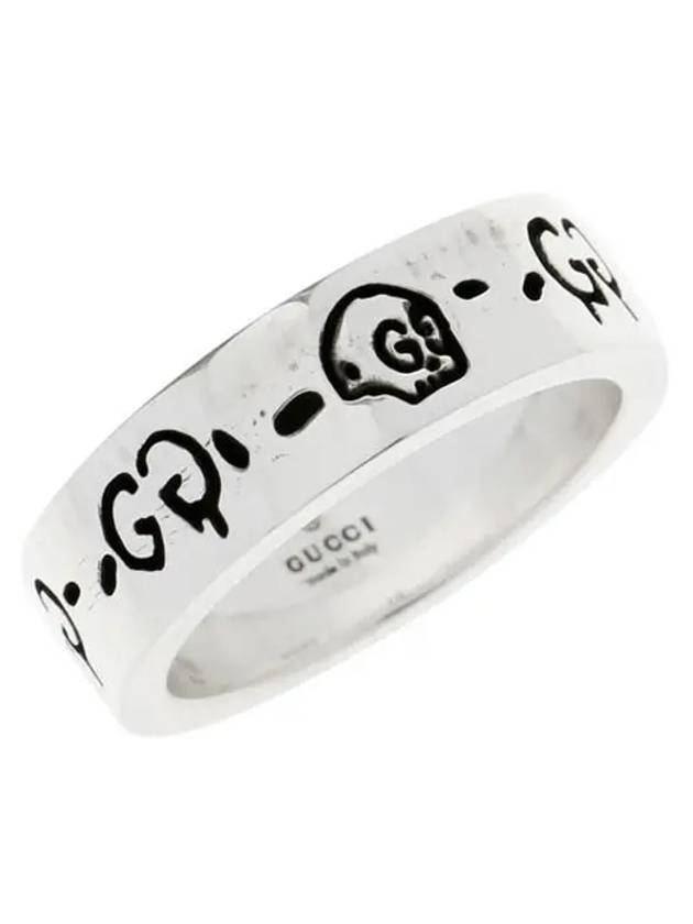 Ghost 6mm Ring Silver - GUCCI - BALAAN.