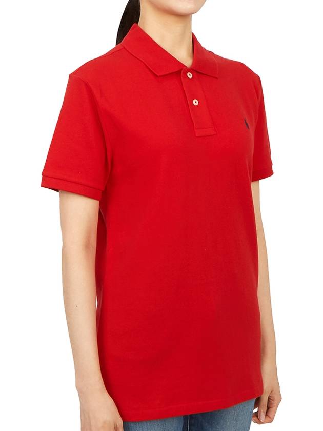 Kids collar short sleeve t shirt 323547926007 RED Adult wearable - POLO RALPH LAUREN - BALAAN 3