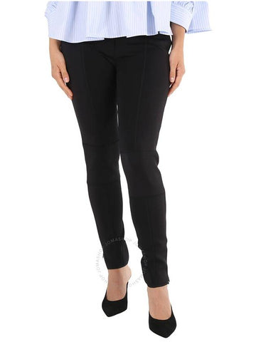 Burberry Ladies Black Stretch Crepe Jersey Neoprene Jodhpurs, Brand Size 2 (US Size 0) - BURBERRY - BALAAN 1