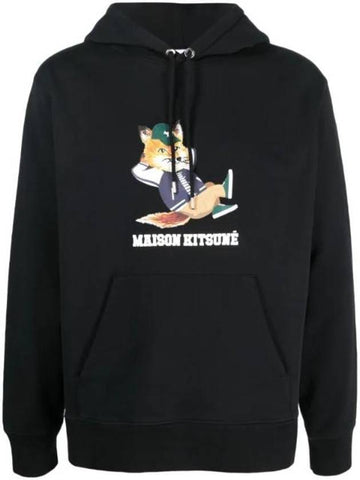 Dressed Fox Hoodie Black - MAISON KITSUNE - BALAAN 1