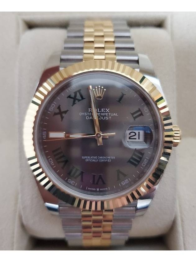 Rolex Datejust Slate Romantic Chromium 19 Years - ROLEX - BALAAN 3