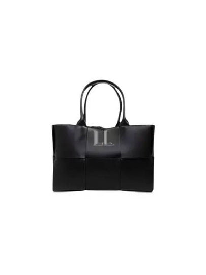 Arco Intrecciato Small Tote Bag Black - BOTTEGA VENETA - BALAAN 2