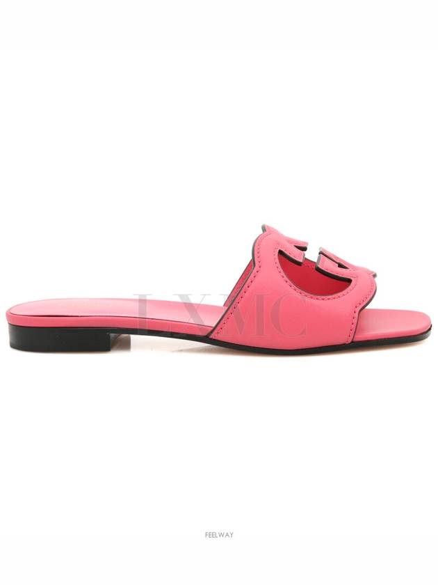 Women s Interlocking G Cutout Slide Sandals 742058 - GUCCI - BALAAN 3