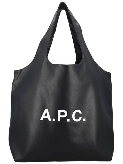 Ninon Logo Print Tote Bag Black - A.P.C. - BALAAN 2