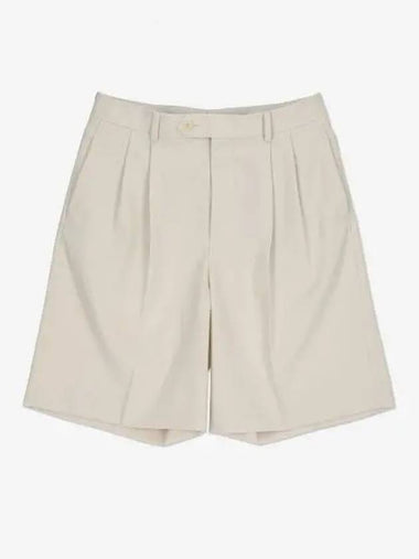 Light Max Gabardine Shorts Pants Ivory A23SP04MGIVWH - AURALEE - BALAAN 1