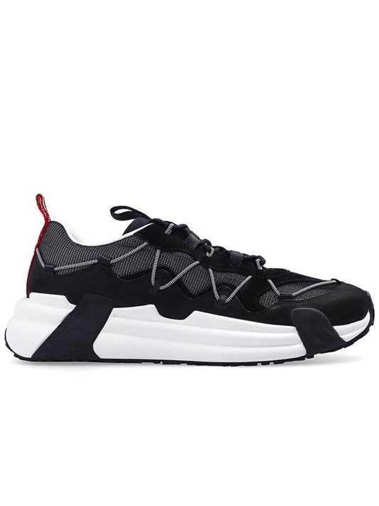 Compassor low-top sneakers black - MONCLER - BALAAN.