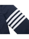 4-bar down bomber jacket navy - THOM BROWNE - BALAAN 6