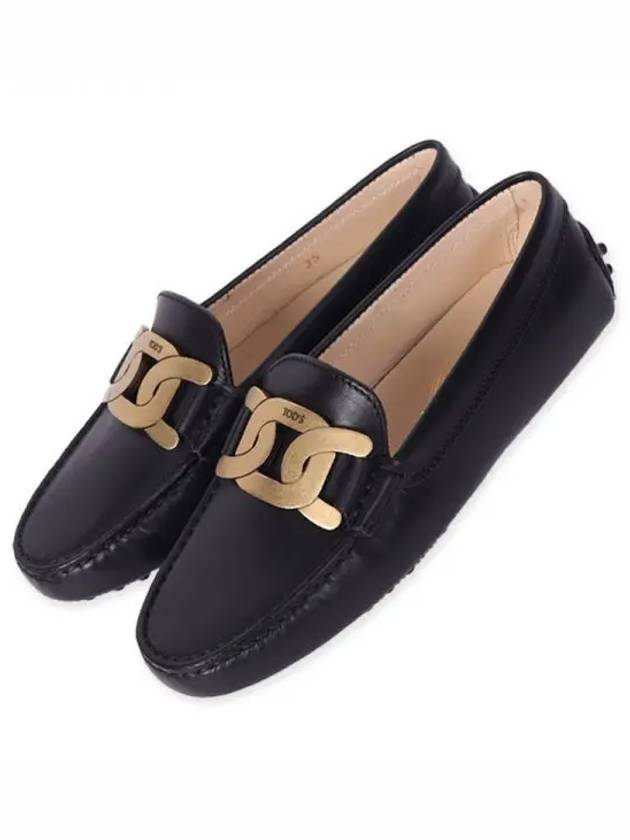 Women's Kate Gommino Leather Driving Shoes Black - TOD'S - BALAAN 2