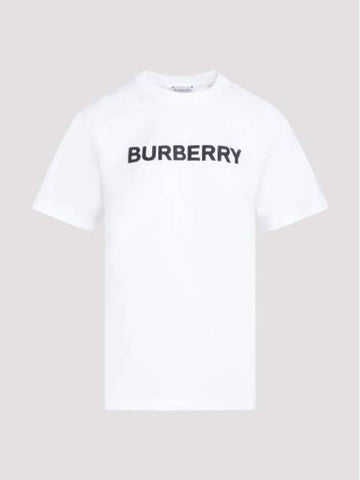 Short Sleeve T-Shirt 8080325 A1464 WHITE - BURBERRY - BALAAN 1