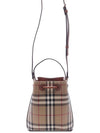 24FW Bag 8096040A9534 VNTG CHK BRIAR BROWN Brown - BURBERRY - BALAAN 5