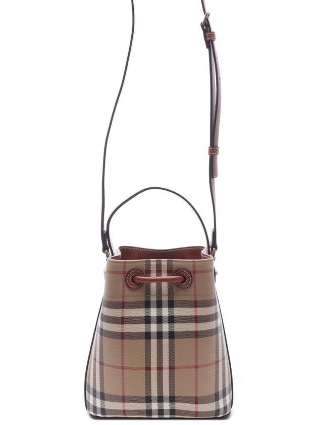 Check Bucket Bag Beige - BURBERRY - BALAAN 5