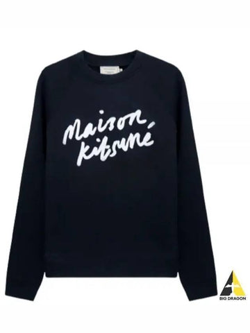 SWEATSHIRT HANDWRITING FW00335KM0001 NA - MAISON KITSUNE - BALAAN 1