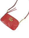 GG Marmont Matelasse Small Chain Shoulder Bag Hibiscus Red - GUCCI - BALAAN 6