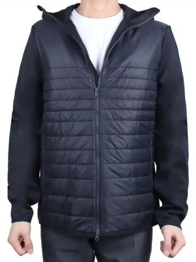 Men's Martino Quilted Hooded Jacket Black GMOW11399 9999 - J.LINDEBERG - BALAAN 2