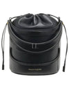 The Rise Leather Bucket Bag Black - ALEXANDER MCQUEEN - BALAAN 2