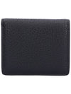 Stitch Leather Compact Half Wallet Black - MAISON MARGIELA - BALAAN 4