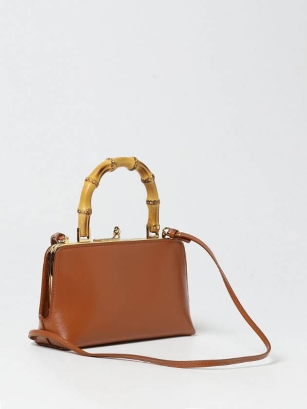 Goji Bamboo Mini Tote Bag Brown - JIL SANDER - BALAAN 5