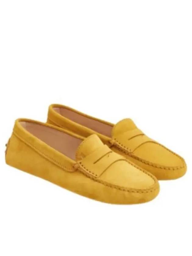 Gommino Suede Driving Shoes Yellow - TOD'S - BALAAN 2