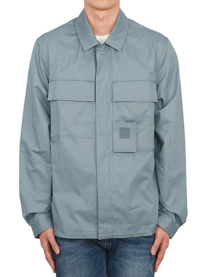 Gabardine Pockets Long Sleeve Shirt Turbulence - CP COMPANY - BALAAN 2