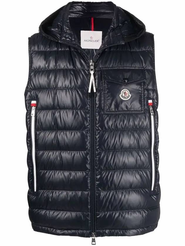 Men's Ragot Padded Vest Navy - MONCLER - BALAAN 2