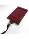 Intrecciato Strap Card Wallet Burgundy - BOTTEGA VENETA - BALAAN 7