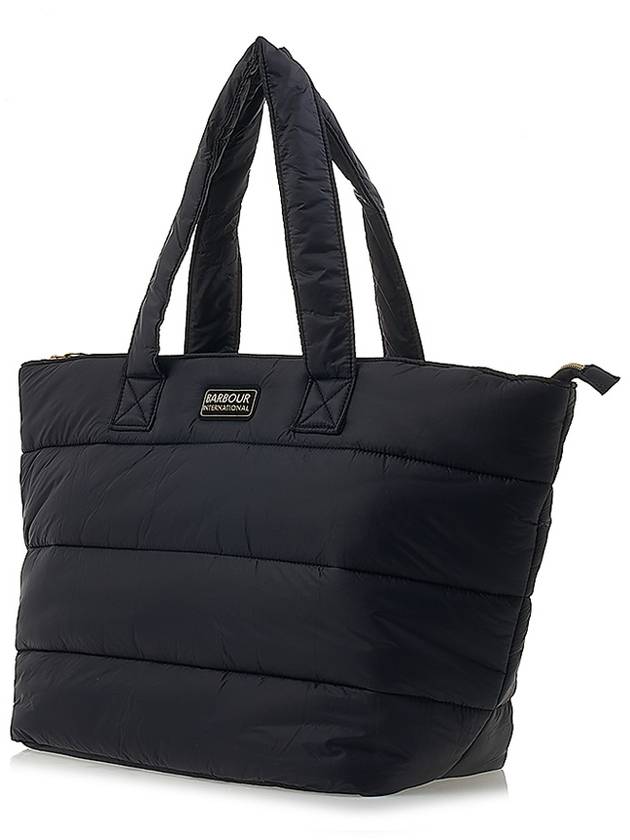 Monaco Quilting Large Tote Bag Black - BARBOUR - BALAAN 3