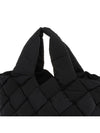 Cassette Paper Nylon Tote Bag Black - BOTTEGA VENETA - BALAAN.