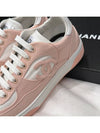 women sneakers jenny wear suede tennis peach pink - CHANEL - BALAAN 5