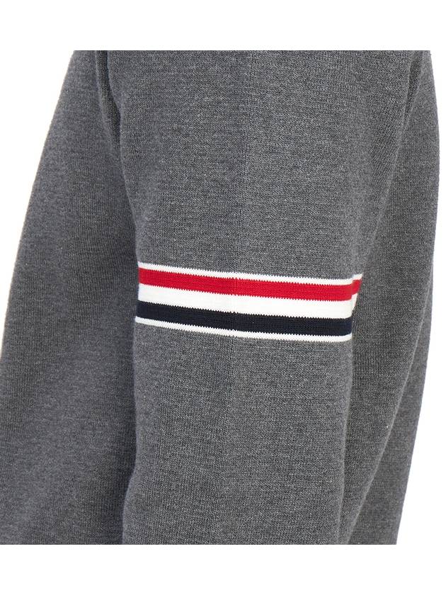 RWB Striped Crew Neck Knit Top Grey - THOM BROWNE - BALAAN 11