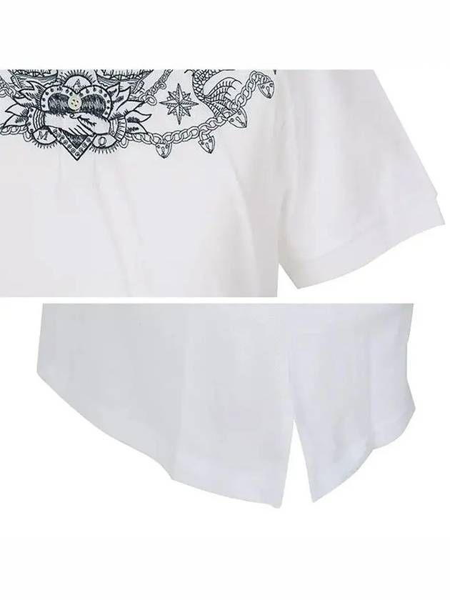 Graffiti Print PK Shirt White - ALEXANDER MCQUEEN - BALAAN 6