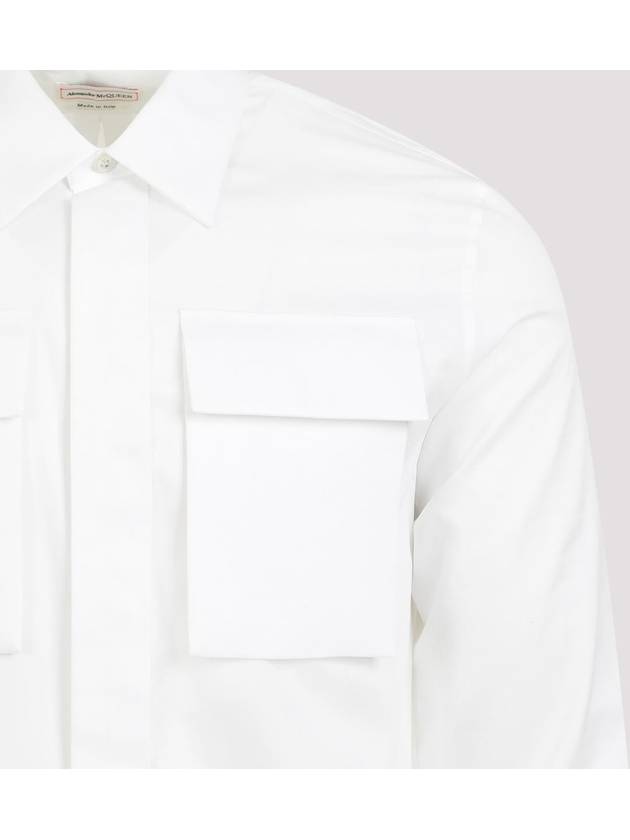 Shirt 750124QVN79 9000 WHITE B0170401508 - ALEXANDER MCQUEEN - BALAAN 4